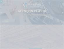 Tablet Screenshot of alencon-plastic.com